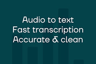 transcribe english audio and video accurately