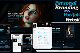 build a online resume portfolio website for freelancers and personal branding