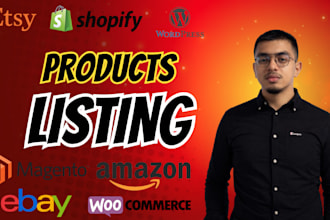do product listing for any ecommmerce site