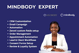 setup mindbody booking system, integration mindbody automation for your business