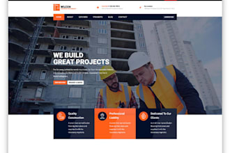 design wix excavation website construction  website surveyor  contractor website