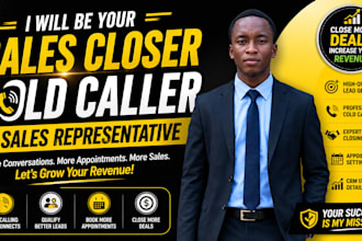 provide professional sales closing, cold calling, and sales representative