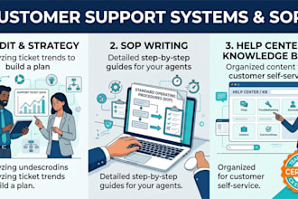 create professional sop for your cx team