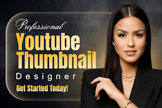 design attractive youtube thumbnail design