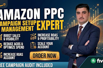 setup and optimize amazon sponsored ads PPC campaigns that convert