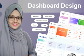 saas, CRM, admin dashboard and web app uiux design in figma