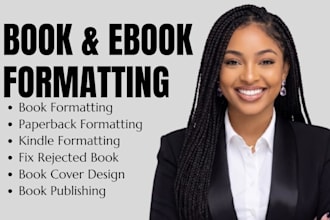 book formatting, paperback formatting, ebook formatting, kindle ebook formatting