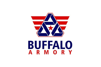 create powerful life saving logo for buffalo armory