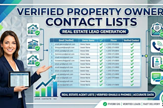 create custom property owner contact lists for agents