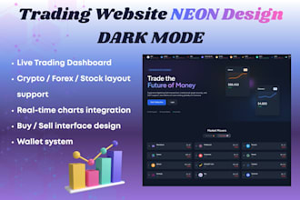 design modern website UI, figma to web, 3d glassmorphism design