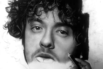 do pencil drawing sketch from photo