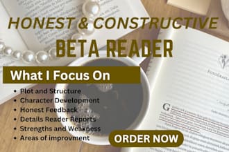 provide honest  feedback and a detailed report for your novel