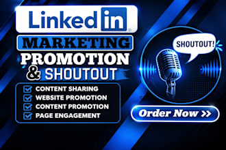 shoutout share your content link with 300m linkedin audience