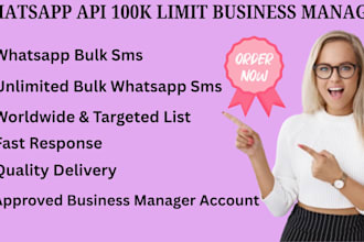 send bulk whatsapp sms setup approved business manager and sms blast