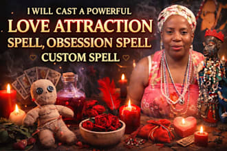 do powerful love attraction, obsession and any custom spell