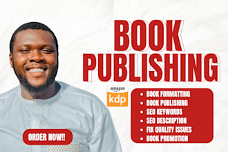 professionally format and publish your book on amazon KDP