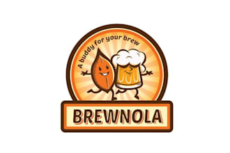 create a fun friendly mascot logo to get people snacking