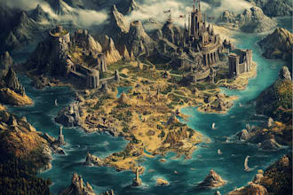 draw a fantasy map