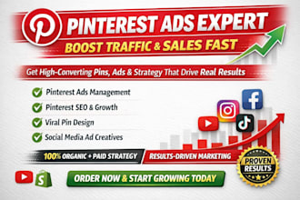 manage pinterest ads marketing social media ads facebook instagram ads