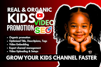 organic monetization for kids youtube channel, video creation, channel manager