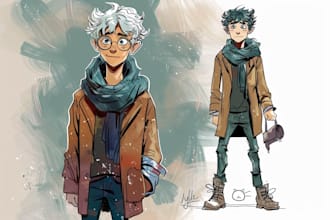 draw a character illustration