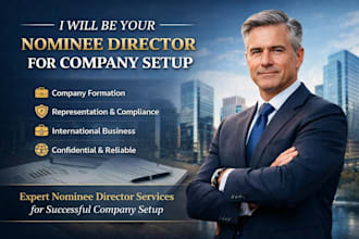 be your nominee director for company setup