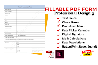 professionally design fillable PDF forms or convert your PDF