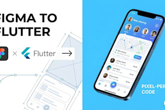 convert figma to flutter UI for android and ios