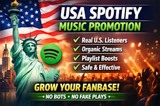 do spotify music promotion, USA music promotion