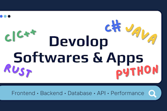 develop custom software, web apps, and backend systems