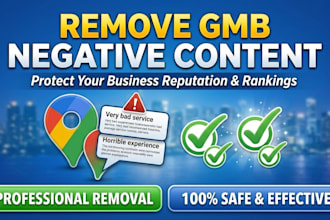remove bad links negitive rev from google map