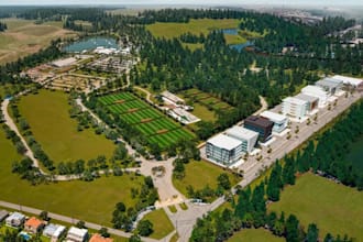 develop 3d master plan, urban city design, parking phase layout,site plan render