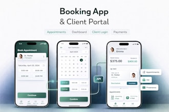 build a booking app or client portal without coding