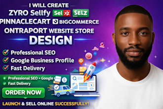 create sellfy pinnaclecart selz zyro bigcommerce ontraport website store design
