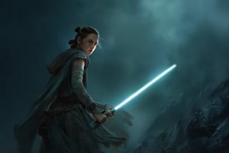 design cinematic sci fi character illustration star wars inspired
