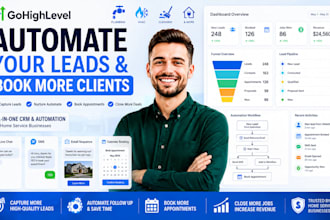 set up gohighlevel CRM automation for home service businesses