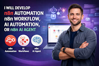 develop n8n automation n8n workflow ai automation or n8n ai agent