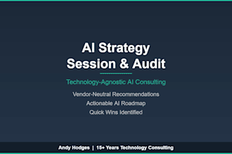 provide an ai strategy session and audit for your business