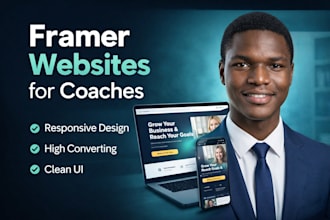 design a framer website for coaches and brands