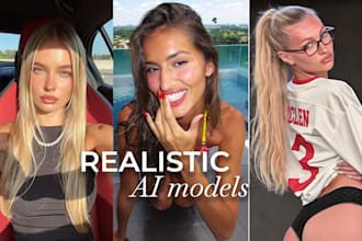create custom ai influencers and realistic ai avatars for social media