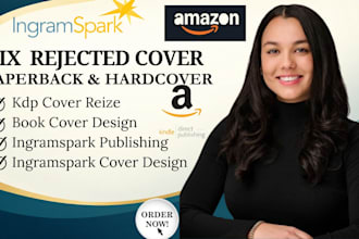 fix rejected kdp cover error paperback cover resize  cyml error for ingramspark