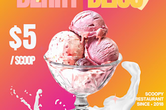 design eye catching canva posters for your business or brand