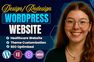 build responsive healthcare wordpress website with patient portal or intake form