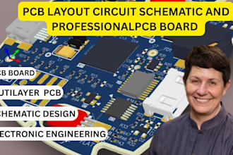 design pcb layout circuit schematic and professional pcb boards