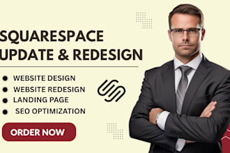 update squarespace website design redesign squarespace development