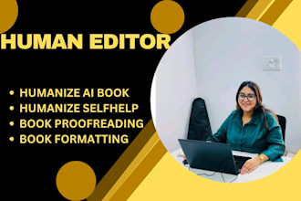 be your human editor for nonfiction selfhelp book, health and fitness manuscript