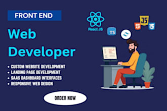 be front end web development design redesign using react