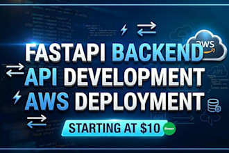 build backend apis using fastapi and deploy on AWS or vercel