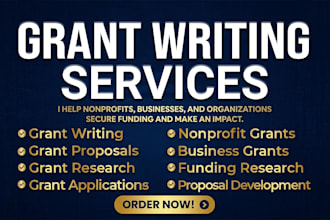 do grant writing grant proposals nonprofit and small business grants