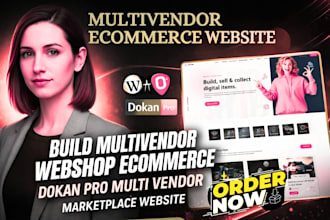 build multivendor webshop ecommerce dokan pro multi vendor marketplace website